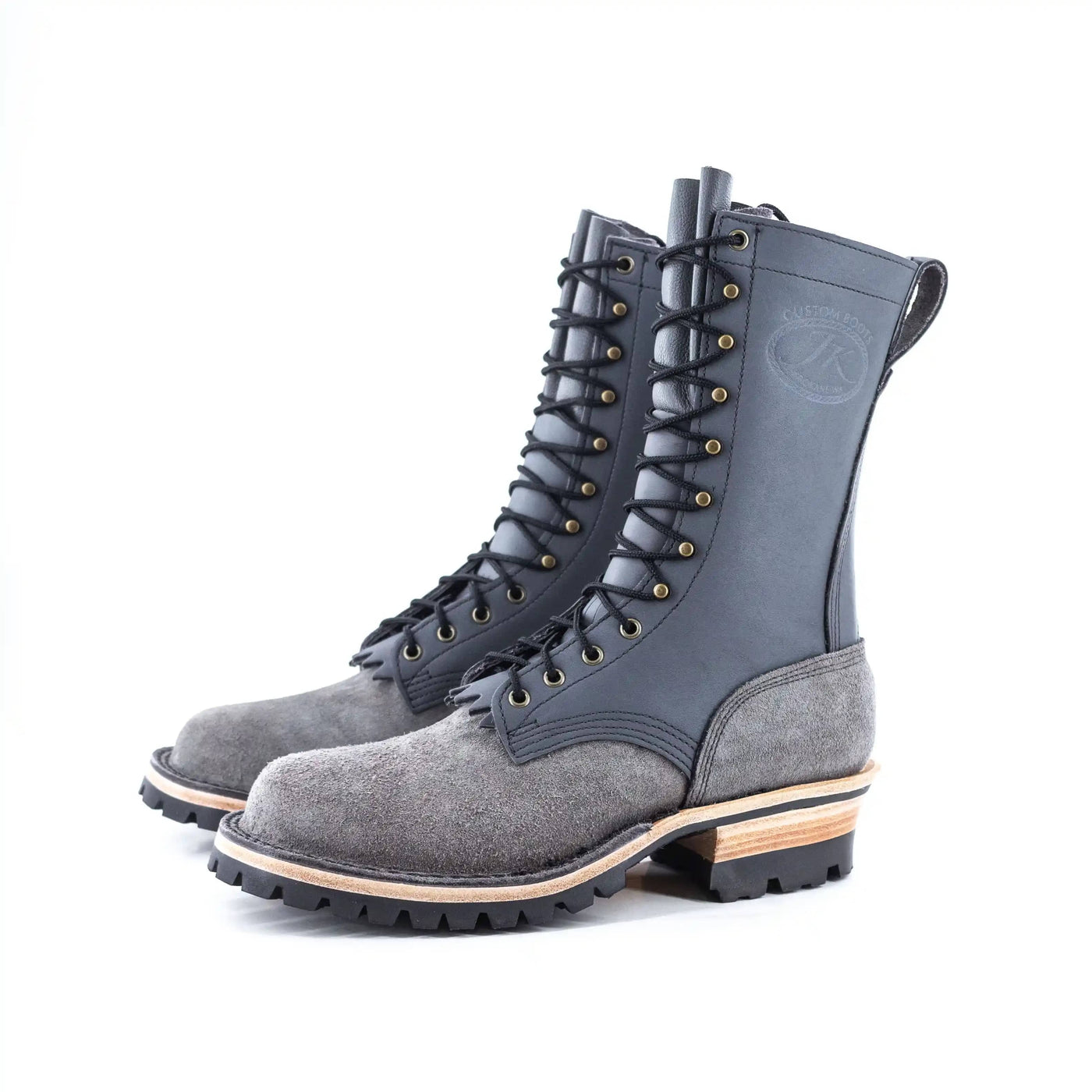 the superduty work boot from jk boots in gray 02